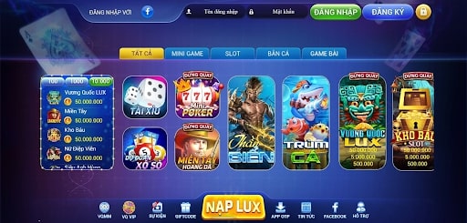Lux39 - cổng game cung cấp đa dạng trò chơi hấp dẫn